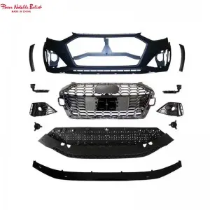 RS4 Bodykit with grill for Audi A4 S4 Allroad front lip Front bumper 20-24