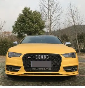 RS7 auto front grille for Audi A7 S7 C7.5 ABS material honeycomb car grill