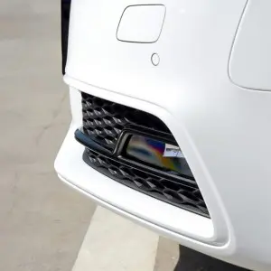 Audi fog light grill for Audi A5 B8.5 Sline or S5 honeycomb style fog lamp cover 12-16