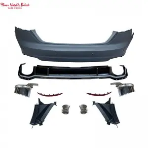 Audi RS5 B9 rear bumper with pipe for audi A5 S5 b9 2017-2019