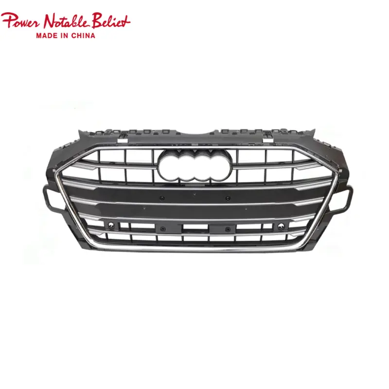 RS4 B9.5 Front grill fit for Audi A4 S4 honeycomb bumper grille with bracket