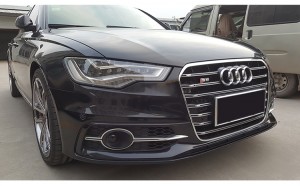 RS6 Front grill for Audi A6 S6 C7 center honeycomb grille