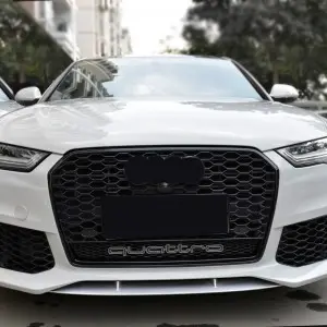 C7 PA RS6 front bumper grill for Audi A6 S6 C7.5 quattro grille