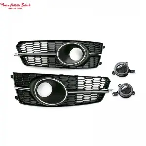 Audi Bumper Fog Light ACC Grilles Radar Sensor A6 S6 S-Line C7.5 C7PA