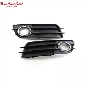 Audi A4 S4 B8 Front Fog lamp grill honeycomb sline fog light cover 08-12