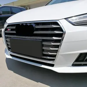 S4 RS4 car grill for Audi A4 S4 B9 honeycomb front bumper grille facelift auto grills