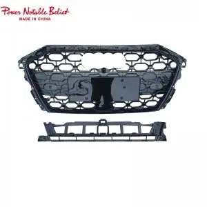 S3 RS3 style car grille for Audi A3 S3 8Y front hood grille with bracket