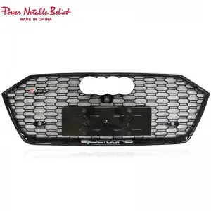 RS7 hood grill for Audi A7 S7 C8 with ACC front bumper center grill