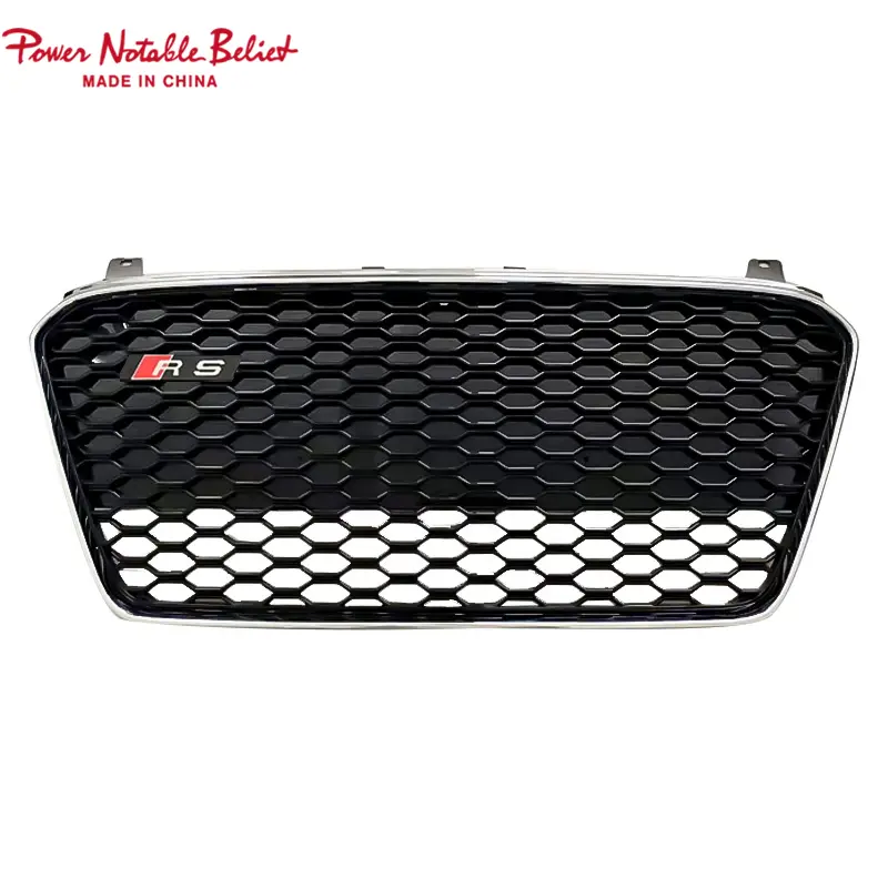 R8 Honeycomb grill for Audi R8 facelift mesh front bumper grill (1)