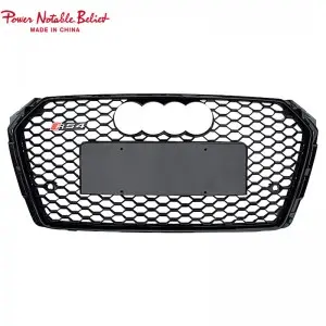 S4 RS4 car grill for Audi A4 S4 B9 honeycomb front bumper grille facelift auto grills