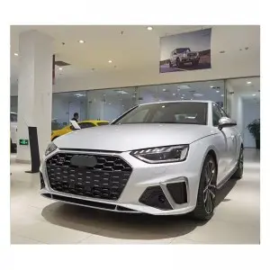 RS4 B9.5 Front grill fit for Audi A4 S4 honeycomb bumper grille with bracket