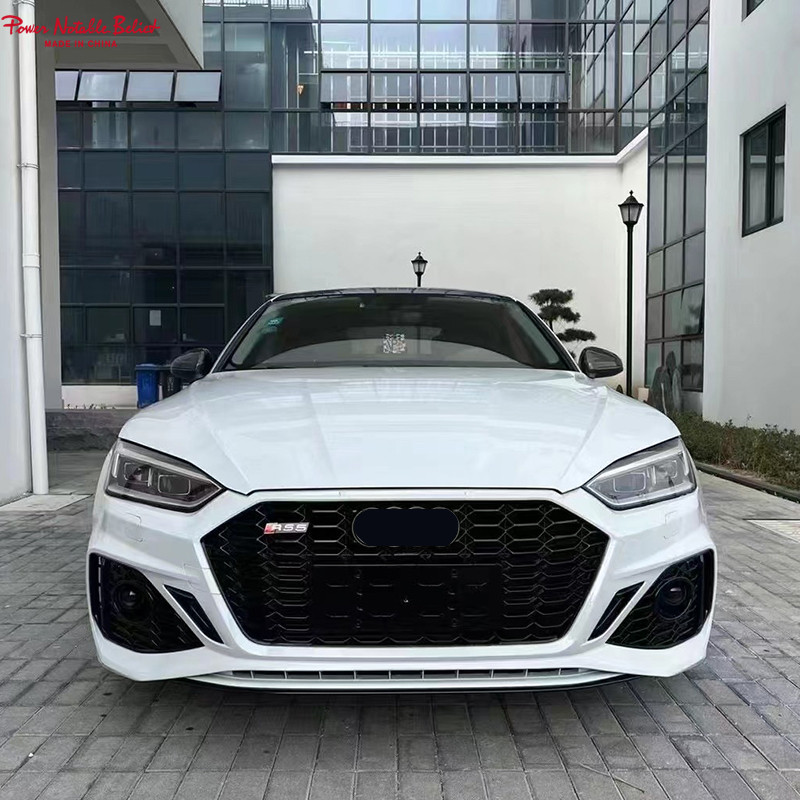 Audi A5 B9 full body kits upgrade to B9.5 RS5 style bumper diffuser grill front lip 20-24 9