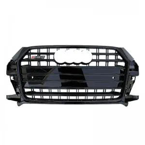 RSQ3 SQ3 ABS auto grille for Audi Q3 2016-2019 radiator honeycomb grills front bumper grill