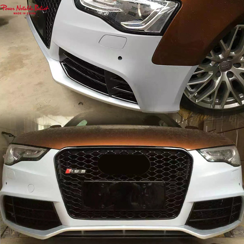 Audi A5 S5 2009-2011 B8 body kits upgrade to B8.5 2012-2016 RS5 style bumper 4