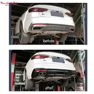Audi S4 rear diffuser pipe for Audi A4L S line 20-24
