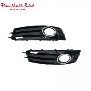 RS3 Led Fog lamp cover honeycomb Grills for audi A3 8P 2007-2012