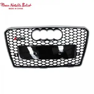 RS7 S7 front bumper grille quattro For Audi A7 S7 C7 center honeycomb grill