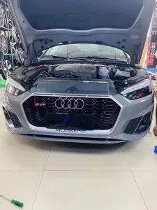 RS5 Front Bumper Grille For Audi A5 S5 B9PA Hood Front Bumper Grill