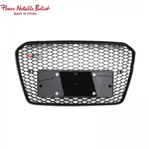 RS5 style front bumper grill for Audi A5 S5 B8.5 honeycomb grill RS frame quattro