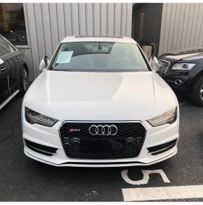 RS7 auto front grille for Audi A7 S7 C7.5 ABS material honeycomb car grill
