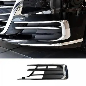 Audi Front Bumper Fog Light Lamp Grill Grille with ACC Hole for Audi A8 D5