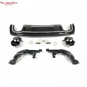 Audi RS4 rear bumper diffuser pipe for Audi A4 allroad 20-24