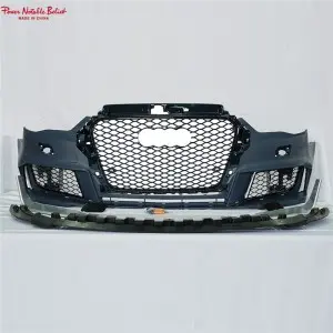 RS3 style bodikit for Audi A3 S3 8V Bumper With grill front lip