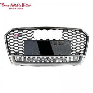 RS7 auto front grille for Audi A7 S7 C7.5 ABS material honeycomb car grill