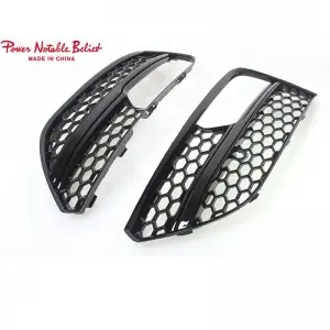 Audi fog grill S-line A3 S3 honeycomb A3 fog lamp cover for Audi A3 13-16