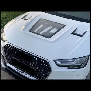 S4 RS4 car grill for Audi A4 S4 B9 honeycomb front bumper grille facelift auto grills