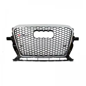 RSQ5 SQ5 honeycomb grills for Audi Q5 SQ5 B8.5 front bumper grille 2013-2018