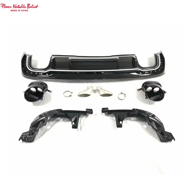 Audi RS4 rear bumper diffuser pipe for Audi A4 allroad 20-24 1