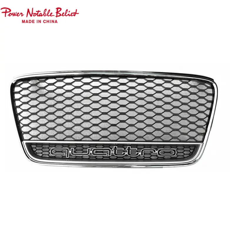 R8 front grille for Audi R8 RS style mesh front bumper hood grill (1)
