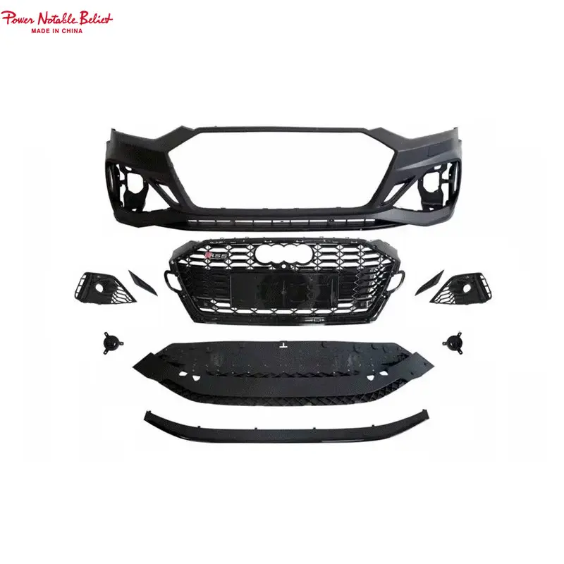 Audi A5 B9 full body kits upgrade to B9.5 RS5 style bumper diffuser grill front lip 20-24 1
