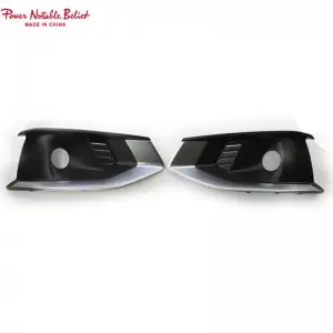 RS4 fog light grill for Audi A4 Original Sline car ABS honeycomb fog grille 20-23