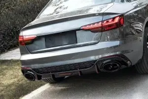 Audi A4L Sline upgrade to R style rear diffuser pipe 20-24