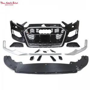 bodikits RS3 For Audi A3 S3 8V.5 front bumper with grill