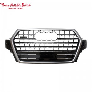 RSQ7 SQ7 radiator honeycomb grill for Audi Q7 SQ7 2016-2019 front bumper grille