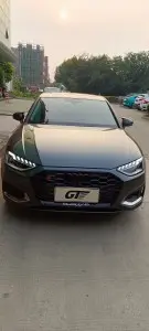 RS4 B9.5 Front grill fit for Audi A4 S4 honeycomb bumper grille with bracket