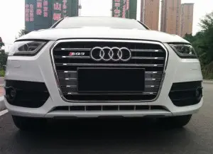RSQ3 SQ3 style front honeycomb grille for Audi Q3 SQ3 2013-2015 upgrade grill