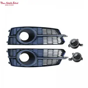 Audi Bumper Fog Light ACC Grilles Radar Sensor A6 S6 S-Line C7.5 C7PA