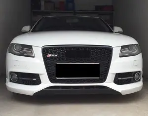 Audi A4 S4 B8 Front Fog lamp grill honeycomb sline fog light cover 08-12