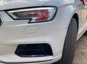 RS3 fog lamp grill for Audi A3 S-line or S3 Honeycomb style Sedan Hatchback 17-19