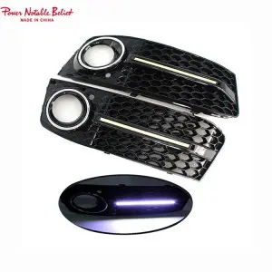 Audi A4 S4 B8 Front Fog lamp grill honeycomb sline fog light cover 08-12