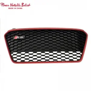 R8 Honeycomb grill for Audi R8 2014-2016 facelift mesh front bumper grill