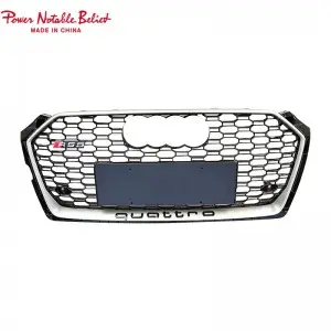 RS5 honeycomb grill for Audi A5 S5 B9 Auto parts front grille ABS material