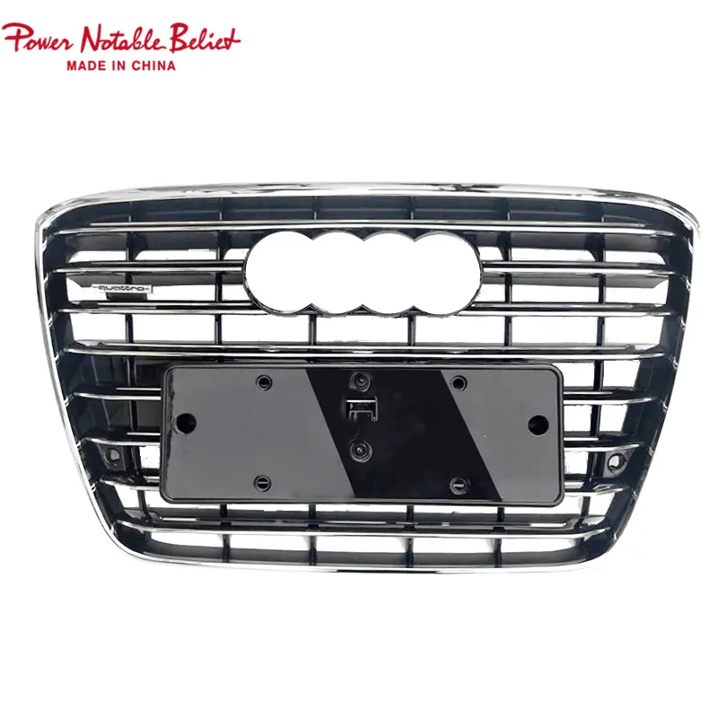 A8 A8L D5 modification grille change to W12 front bumper grill (1)
