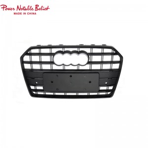 C7 PA RS6 front bumper grill for Audi A6 S6 C7.5 quattro grille