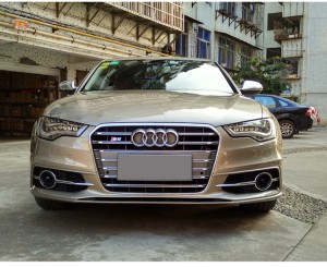 RS6 Front grill for Audi A6 S6 C7 center honeycomb grille