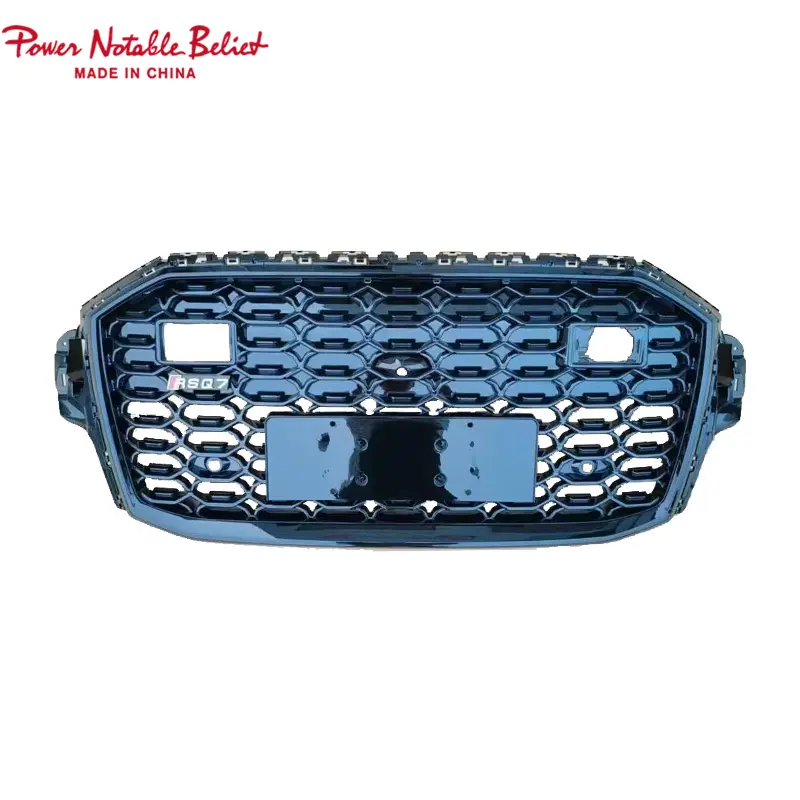RSQ7 SQ7 front bumper grill for Audi Q7 SQ7 2020-2023 grille with ACC hole